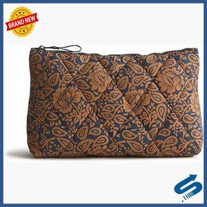 Featherweight Large Pouch, Lightweight Nylon Makeup Bag, Zipper Closure